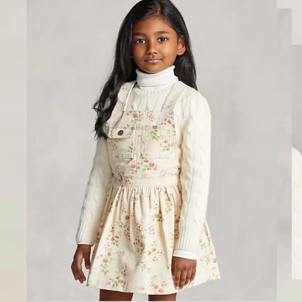 Ralph Lauren Floral Corduroy Dress